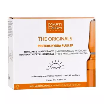 Martiderm Ориджиналс Ампулы «Протеос Гидра Плюс SPF 10» 10 x 2 мл (Martiderm, Originals)