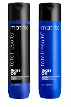 Matrix Набор Brass Off "Холодный блонд": шампунь 300 мл + кондиционер 300 мл (Matrix, Total results)