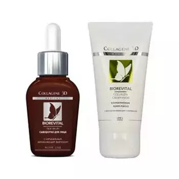 Medical Collagene 3D Набор "Биоревитализация": сыворотка 30 мл + крем-маска 50 мл (Medical Collagene 3D, BioRevital)