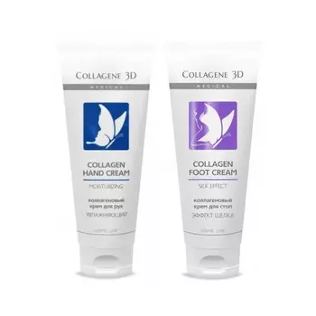 Medical Collagene 3D Набор: крем для рук 75 мл + крем для стоп 75 мл (Medical Collagene 3D, Ideal Body)