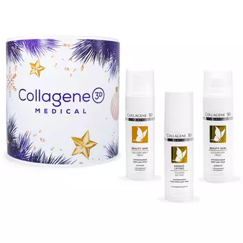 Medical Collagene 3D Подарочный набор «Естественное сияние кожи», 3 средства (Medical Collagene 3D, Beauty Skin)