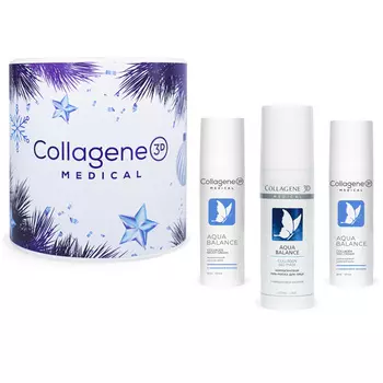 Medical Collagene 3D Подарочный набор "Ультра-Увлажнение", 3 средства (Medical Collagene 3D, Aqua Balance)