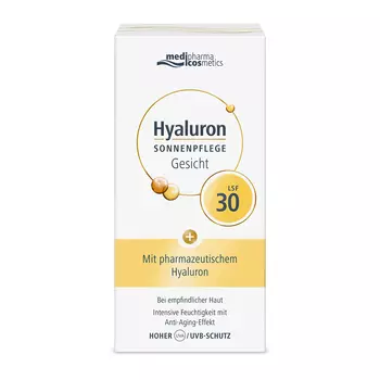 Medipharma Cosmetics Солнцезащитный крем для лица SPF 30, 50 мл (Medipharma Cosmetics, Hyaluron)
