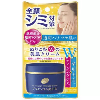 Meishoku Крем-эссенция с экстрактом плаценты (с отбеливающим эффектом) 55 г (Meishoku, Уход за лицом)