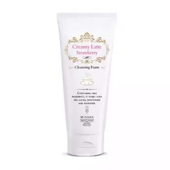 Missha Очищающая пенка для лица Cleansing Foam Strawberry, 172 мл (Missha, Cremy Latte)