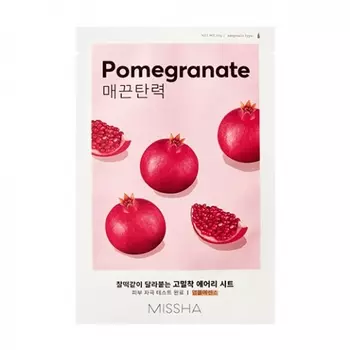 Missha Тканевая маска для лица Airy Fit Sheet Mask Pomegranate (Missha, Маски)