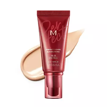Missha Тональный BB крем M Perfect Cover BB Cream Rx № 23 Natural Beige, 50 мл (Missha, Тональные крема)