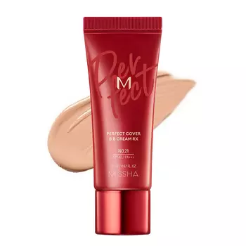 Missha Тональный BB крем M Perfect Cover BB Cream Rx SPF42/PA+++, 20 мл (Missha, Perfect Cover)