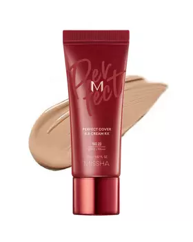 Missha Тональный BB крем M Perfect Cover BB Cream Rx SPF42/PA+++ № 23 Natural Beige, 20 мл (Missha, Perfect Cover)