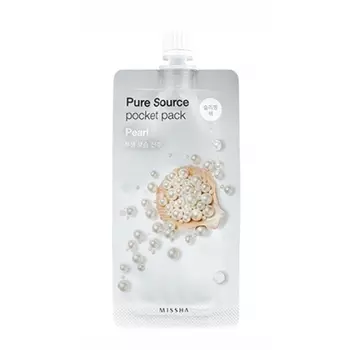 Missha Увлажняющая маска для лица Pure Source Pocket Pack Pearl 10 мл (Missha, Маски)