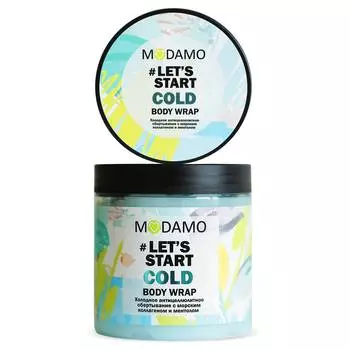 moDAmo Холодное антицеллюлитное обертывание с морским коллагеном и ментолом 500 мл (moDAmo, Let's Start)
