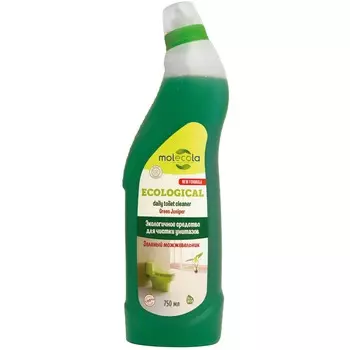 Molecola Экологичное средство для чистки унитазов и сантехники "Зеленый можжевельник", 750 мл (Molecola, Чистота в доме)