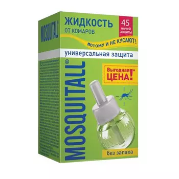 Mosquitall Жидкость "Универсальная защита от комаров 45 ночей", 30 мл (Mosquitall, )