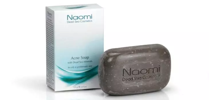 Naomi Мыло против акне с минералами Мертвого моря «NAOMI» 125 г (Naomi, Уход за телом)