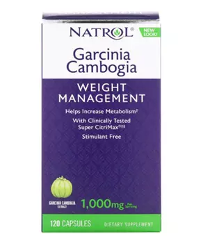 Natrol Экстракт гарцинии камбоджийской, 120 капсул (Natrol, БАДы)