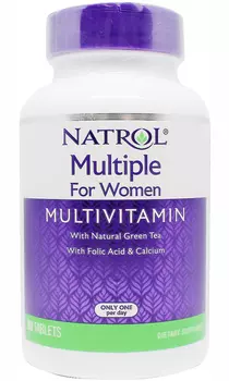 Natrol Комплекс мультивитаминов для женщин, 90 таблеток (Natrol, Витамины и минералы)