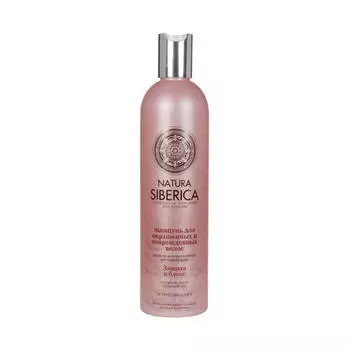 Natura Siberica Шампунь для окрашенных и поврежденных волос Защита и блеск 400 мл (Natura Siberica, Био-уход за волосами)