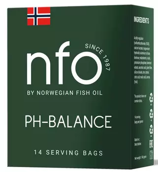 Norwegian Fish Oil Антипохмельное средство PH balance, 14 х 10 г (Norwegian Fish Oil, Витамины)
