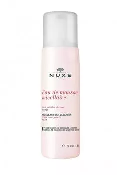 Nuxe Мицеллярная очищающая пена с лепестками роз 150мл (Nuxe, aux Petales de Rose)