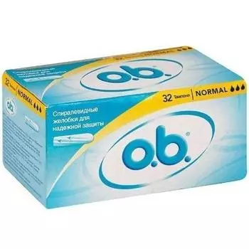 O.B. Тампоны "ориджинал нормал" 32 штук (O.B., Original)