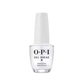 O.P.I Защищающее верхнее покрытие с глянцевым финишем Gel Break Protector Top Coat 15 мл (O.P.I, Уход за ногтями)