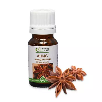 Oleos Масло эфирное Анис звездчатый 10 мл (Oleos, Масло эфирное)