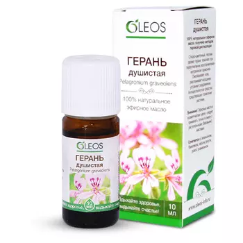 Oleos Масло эфирное Герань душистая 10 мл (Oleos, Масло эфирное)
