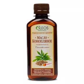 Oleos Масло Конопляное 200 мл (Oleos, Пищевое масло)