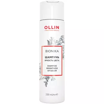 Ollin Professional Шампунь для окрашенных волос "Яркость цвета", 250 мл (Ollin Professional, BioNika)