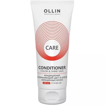 Ollin Professional Кондиционер, сохраняющий цвет и блеск окрашенных волос, 200 мл (Ollin Professional, Care)