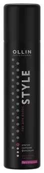 Ollin Professional Лак для волос ультрасильной фиксации без отдушки, 250 мл (Ollin Professional, Style)