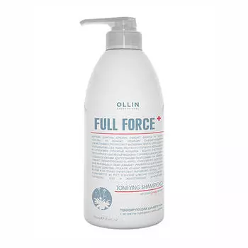 Ollin Professional Тонизирующий шампунь с экстрактом пурпурного женьшеня, 750 мл (Ollin Professional, Full Force)