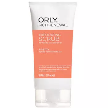 Orly Скраб для рук, ног и тела, с ароматом ванили и белого чая 237 мл (Orly, Уход за кожей)