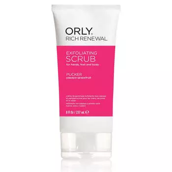 Orly Скраб для рук, ног и тела, с ароматом папайи и красным грепфрутом Pucker, 237 мл (Orly, Уход за кожей)