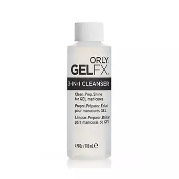 Orly Средство для обезжиривания ногтей Gel FX 3-in-1 Cleanser 118 мл (Orly, Gel FX)