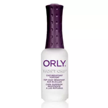 Orly Закрепляющее топовое покрытие Won't Chip, 9 мл (Orly, Топовое покрытие)