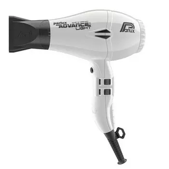 Parlux Фен белый, 2200 Вт, ионизация, 2 насадки (Parlux, Фены)