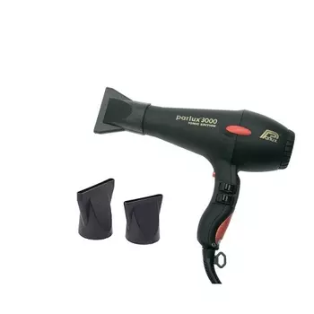 Parlux Фен черный, 1810 Вт, 2 насадки (Parlux, Фены)