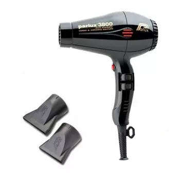 Parlux Фен черный, 2100 Вт, ионизация, 2 насадки (Parlux, Фены)