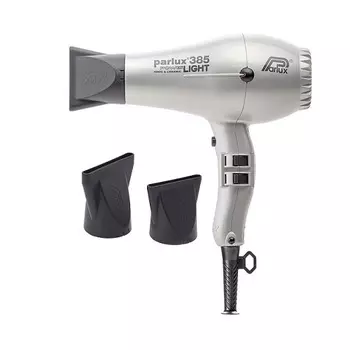 Parlux Фен серебряный, 2150 Вт, ионизация, 2 насадки (Parlux, Фены)