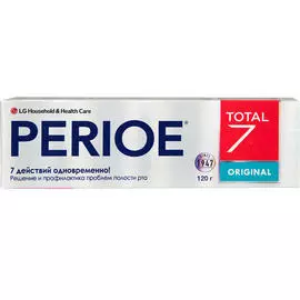 Perioe Зубная паста комплексного действия "Total 7 original" 120 гр (Perioe, Зубные пасты)