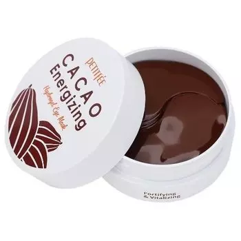 Petitfee Разглаживающие гидрогелевые патчи для области вокруг глаз с экстрактом какао, 60 шт (Petitfee, Eye Patch)