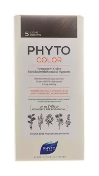 Phyto Краска для волос cветлый шатен, 1 шт (Phyto, Phyto Color)