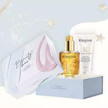 Подарочные наборы Подарочный набор Kerastase (масло для волос 100 мл + молочко для волос 200 мл) (Подарочные наборы, )