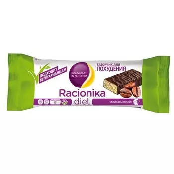 Racionika Диет батончик кофе постный 50 г (Racionika, Racionika Diet)