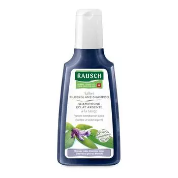 Rausch Шампунь Сильвер с экстрактом шалфея 200 мл (Rausch, Для осветленных и седых волос)
