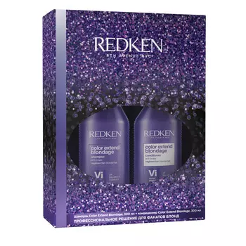 Redken Подарочный набор для Фанатов Блонд Сolor Extend Blondage: Шампунь, 300 мл + Кондиционер, 300 мл (Redken, Уход за волосами)