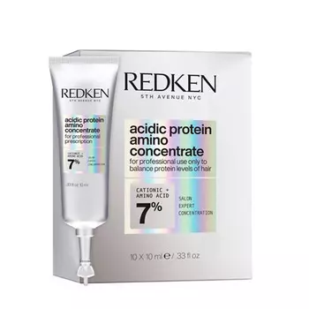 Redken Протеиновый концентрат для полной и мгновенной трансформации волос Acidic bonding Amino Protein, 10 х 10 мл (Redken, Уход за волосами)