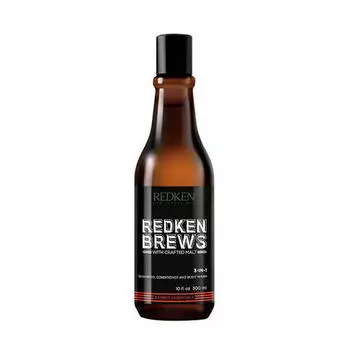 Redken Brews Шампунь 3-В-1 300мл (Redken Brews, Brews)