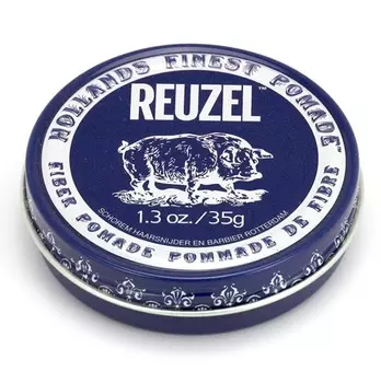 Reuzel Помада подвижной фиксации для укладки мужских волос Fiber Pomade Piglet, 35 г (Reuzel, Стайлинг)
